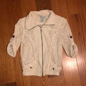 American Rag Ivory Lace Jacket